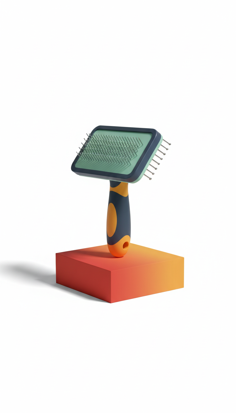 Dual-Sided Slicker Grooming Comb